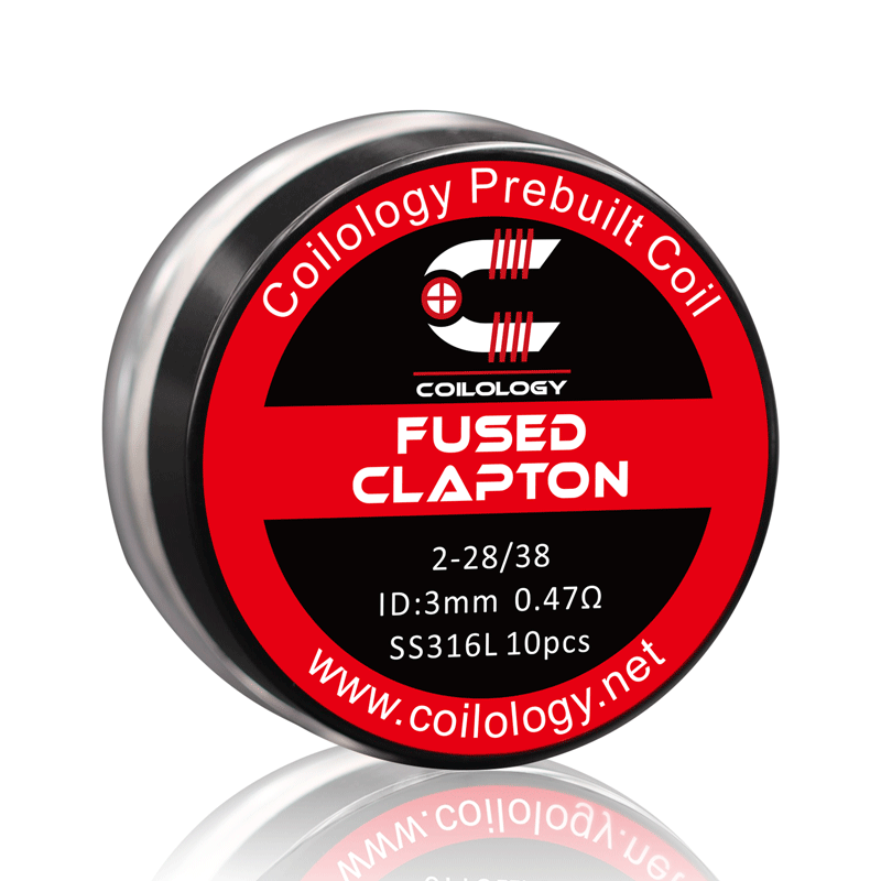 Coilology Fused Clapton Coils 3mm 0,47 ohm 10stk