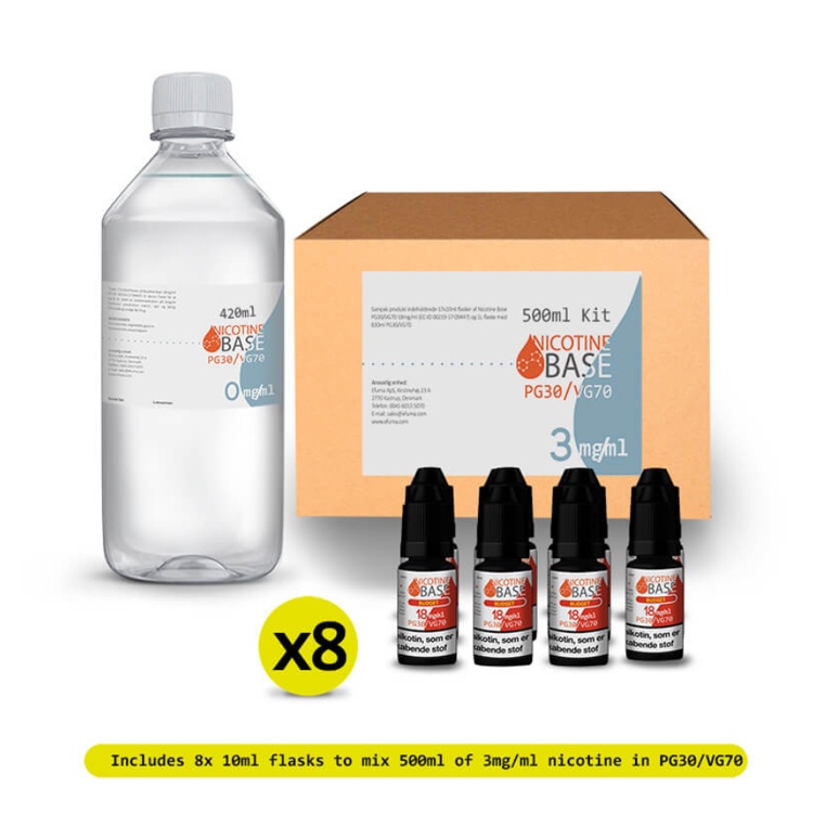 Nikotin Base Kit 30PG-70VG 500 ml